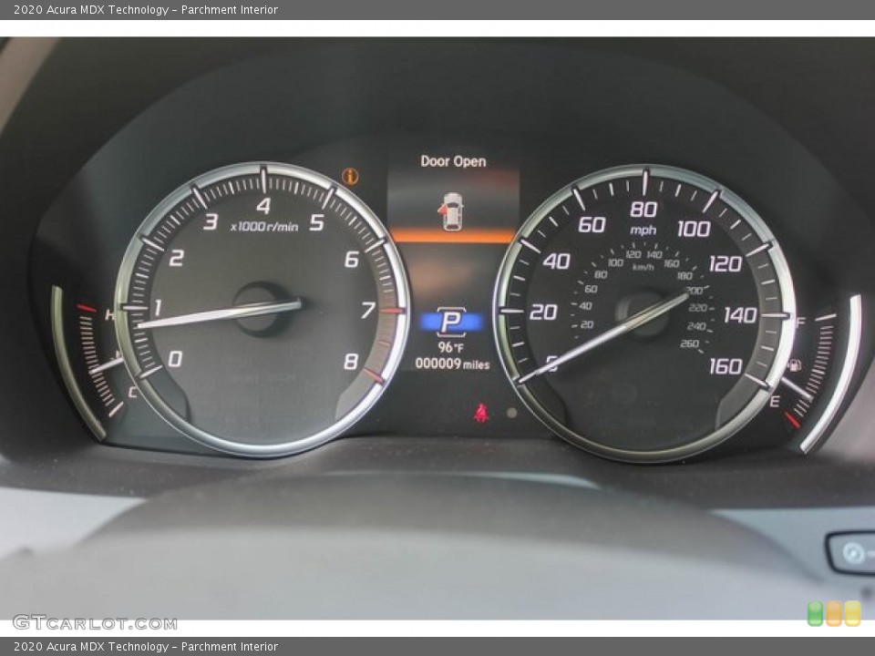 Parchment Interior Gauges for the 2020 Acura MDX Technology #134807351