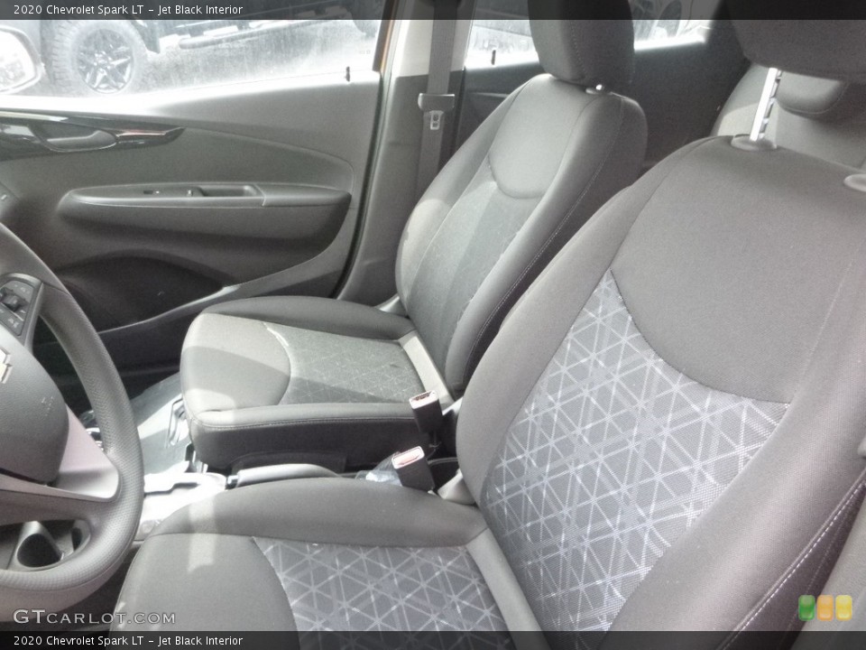Jet Black Interior Front Seat for the 2020 Chevrolet Spark LT #134813659