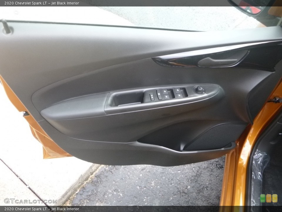 Jet Black Interior Door Panel for the 2020 Chevrolet Spark LT #134813680