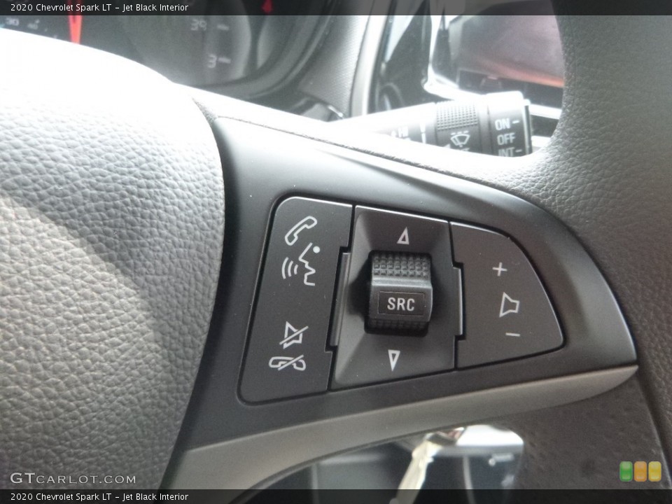 Jet Black Interior Steering Wheel for the 2020 Chevrolet Spark LT #134813797
