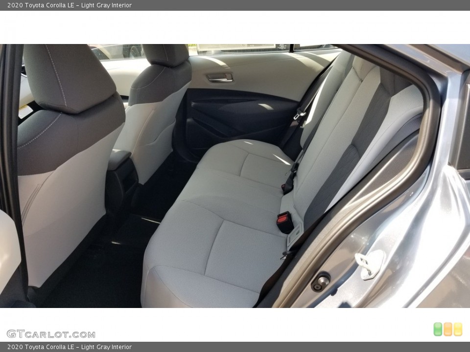 Light Gray Interior Rear Seat for the 2020 Toyota Corolla LE #134814376