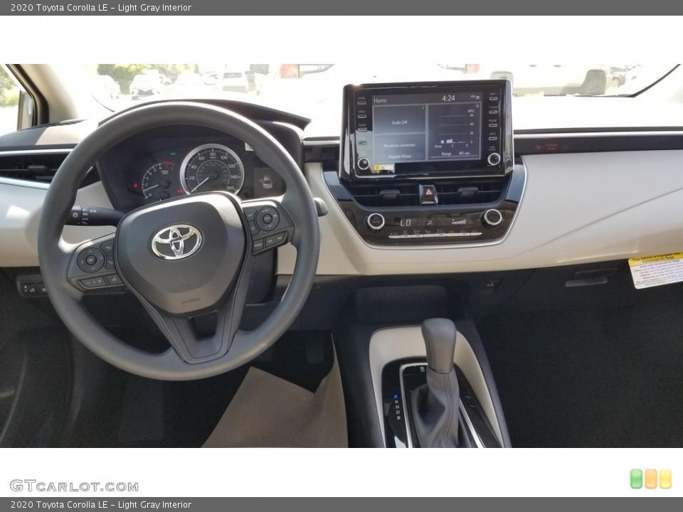 Light Gray Interior Dashboard for the 2020 Toyota Corolla LE #134814391