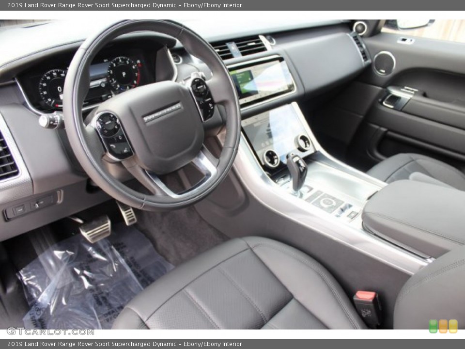 Ebony/Ebony Interior Photo for the 2019 Land Rover Range Rover Sport Supercharged Dynamic #134814511
