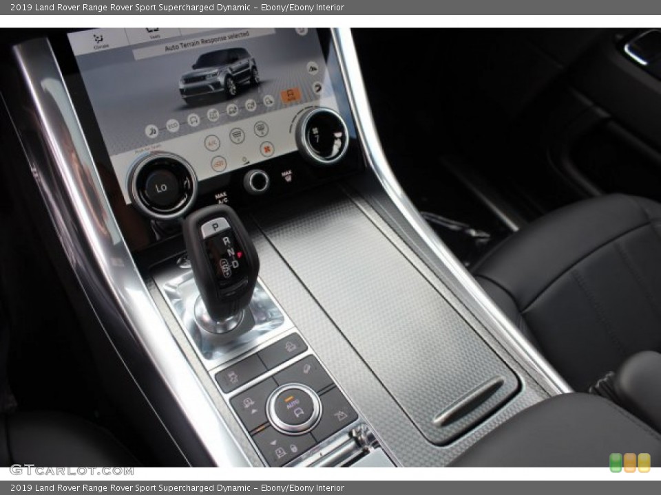 Ebony/Ebony Interior Transmission for the 2019 Land Rover Range Rover Sport Supercharged Dynamic #134814551