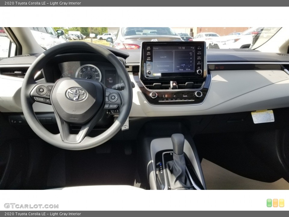 Light Gray Interior Dashboard for the 2020 Toyota Corolla LE #134814559