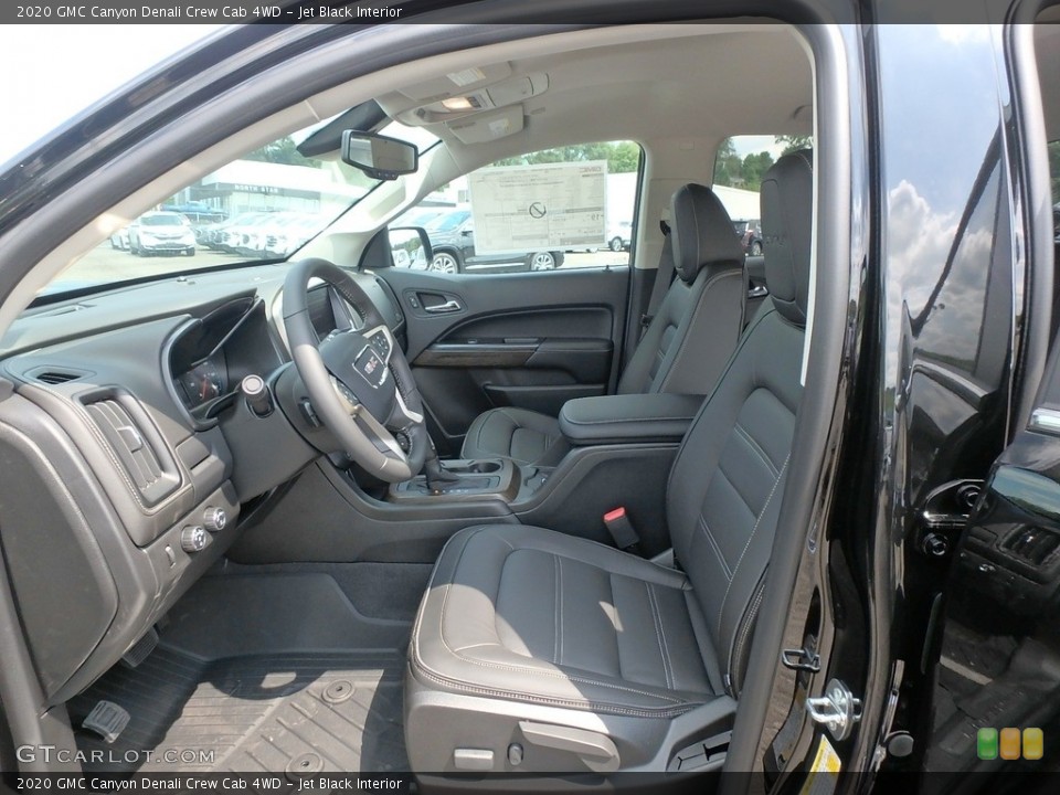 Jet Black Interior Photo for the 2020 GMC Canyon Denali Crew Cab 4WD #134816503