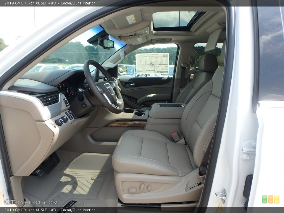 Cocoa/Dune Interior Photo for the 2019 GMC Yukon XL SLT 4WD #134817046