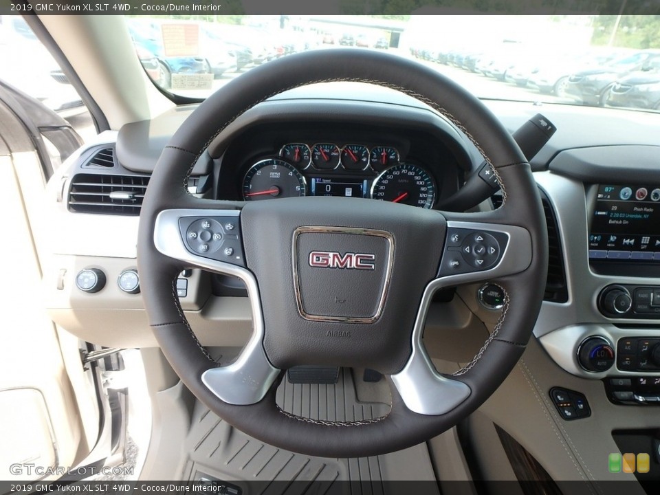 Cocoa/Dune Interior Steering Wheel for the 2019 GMC Yukon XL SLT 4WD #134817193