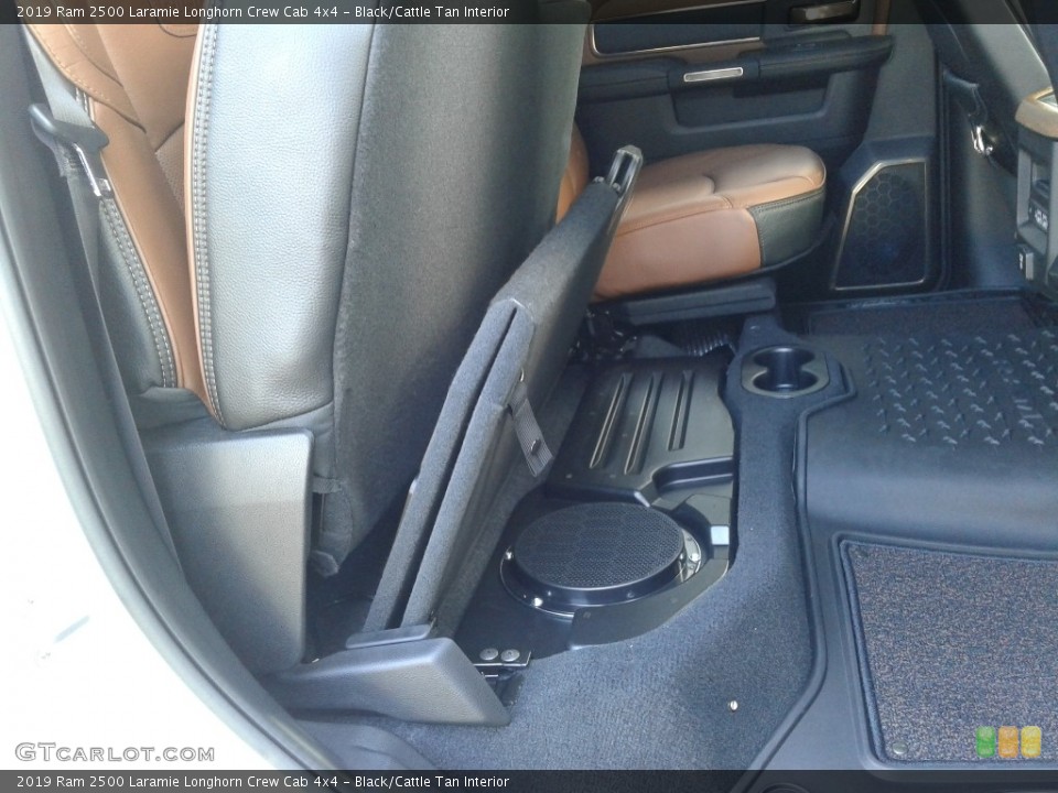 Black/Cattle Tan Interior Rear Seat for the 2019 Ram 2500 Laramie Longhorn Crew Cab 4x4 #134818096