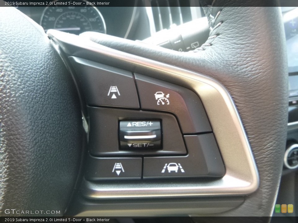 Black Interior Steering Wheel for the 2019 Subaru Impreza 2.0i Limited 5-Door #134821081