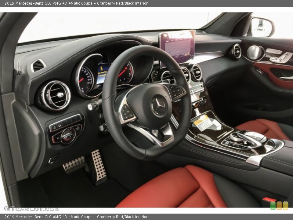 Cranberry Red/Black Interior Dashboard for the 2019 Mercedes-Benz GLC AMG 43 4Matic Coupe #134827124