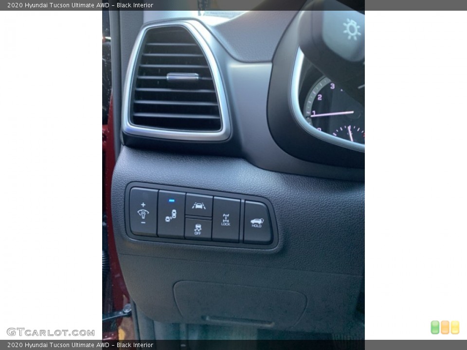 Black Interior Controls for the 2020 Hyundai Tucson Ultimate AWD #134828057