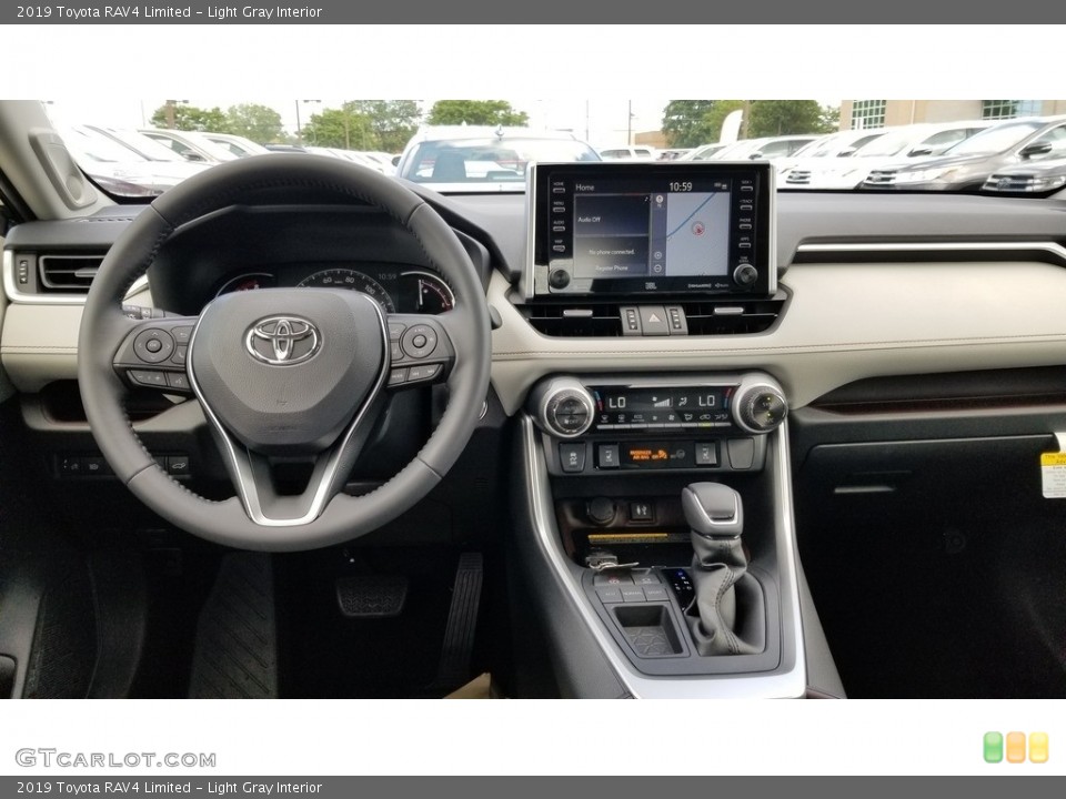 Light Gray Interior Dashboard for the 2019 Toyota RAV4 Limited #134828429