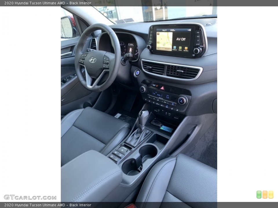 Black Interior Dashboard for the 2020 Hyundai Tucson Ultimate AWD #134828546