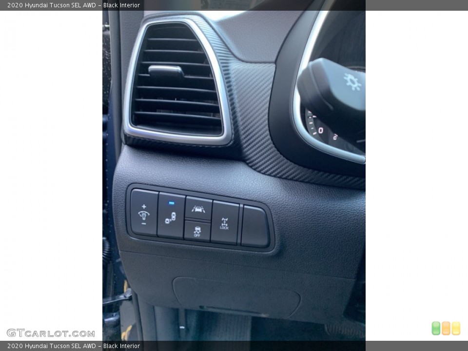 Black Interior Controls for the 2020 Hyundai Tucson SEL AWD #134829161