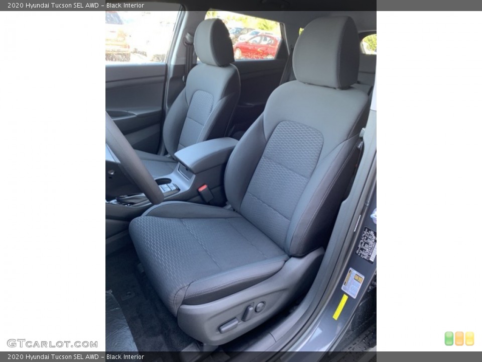 Black Interior Front Seat for the 2020 Hyundai Tucson SEL AWD #134829209