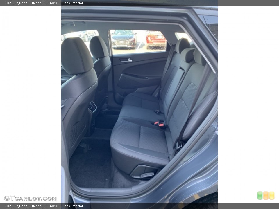 Black Interior Rear Seat for the 2020 Hyundai Tucson SEL AWD #134829317