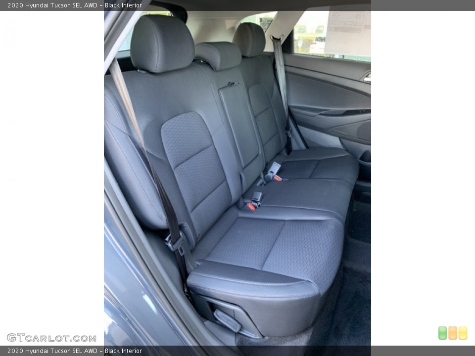 Black Interior Rear Seat for the 2020 Hyundai Tucson SEL AWD #134829425