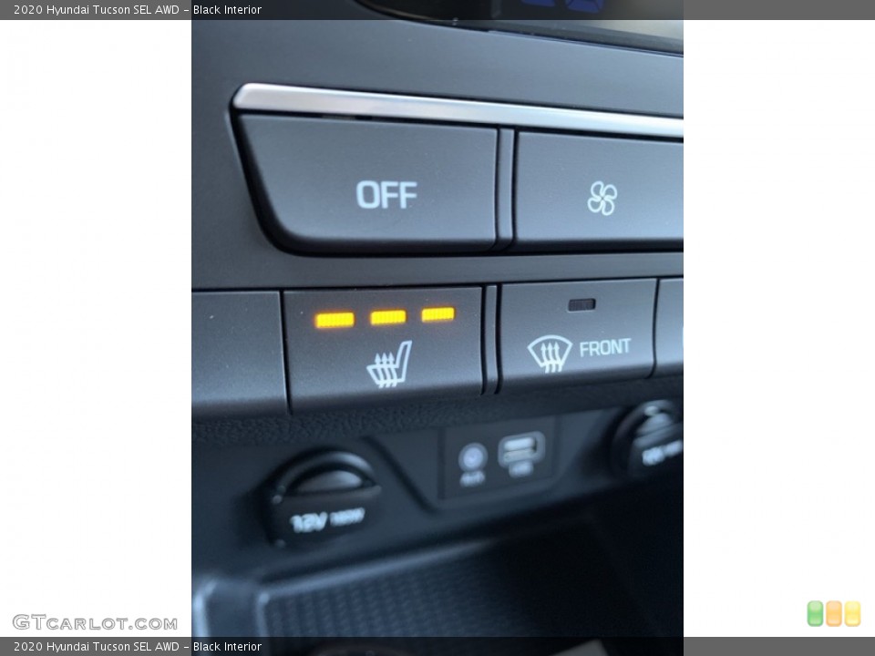 Black Interior Controls for the 2020 Hyundai Tucson SEL AWD #134829719