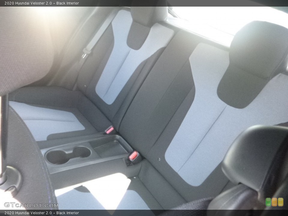 Black Interior Rear Seat for the 2020 Hyundai Veloster 2.0 #134830718