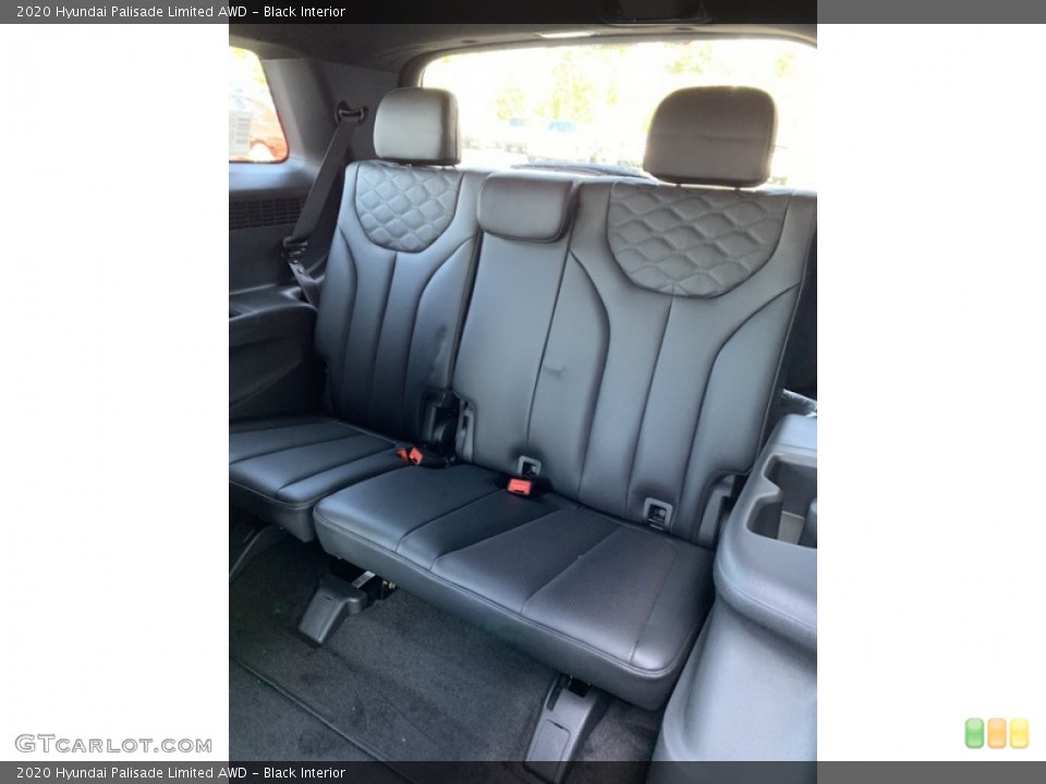 Black Interior Rear Seat for the 2020 Hyundai Palisade Limited AWD #134831684