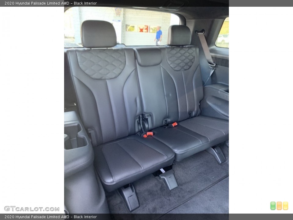 Black Interior Rear Seat for the 2020 Hyundai Palisade Limited AWD #134831840
