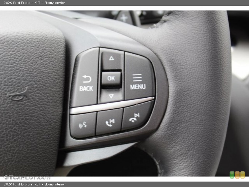 Ebony Interior Steering Wheel for the 2020 Ford Explorer XLT #134834339