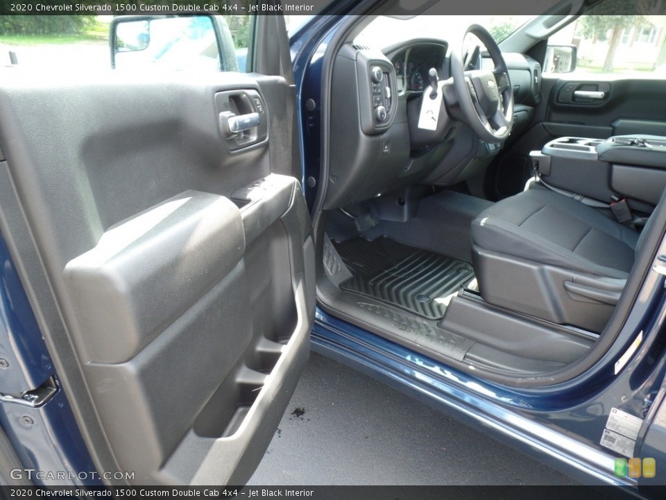 Jet Black Interior Front Seat for the 2020 Chevrolet Silverado 1500 Custom Double Cab 4x4 #134842691