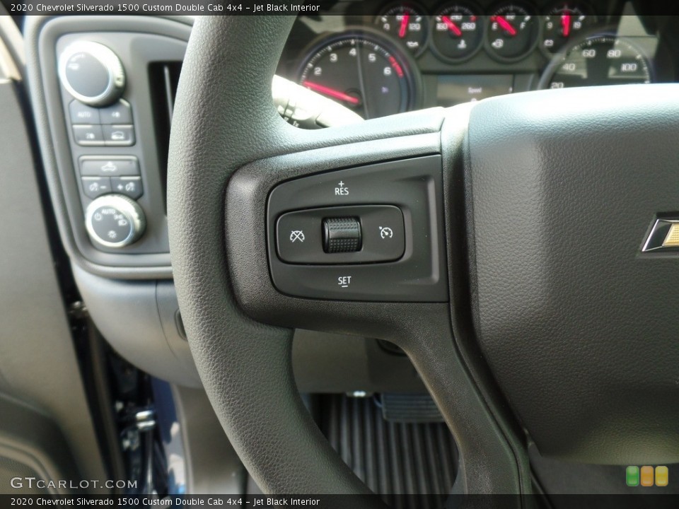 Jet Black Interior Steering Wheel for the 2020 Chevrolet Silverado 1500 Custom Double Cab 4x4 #134842835