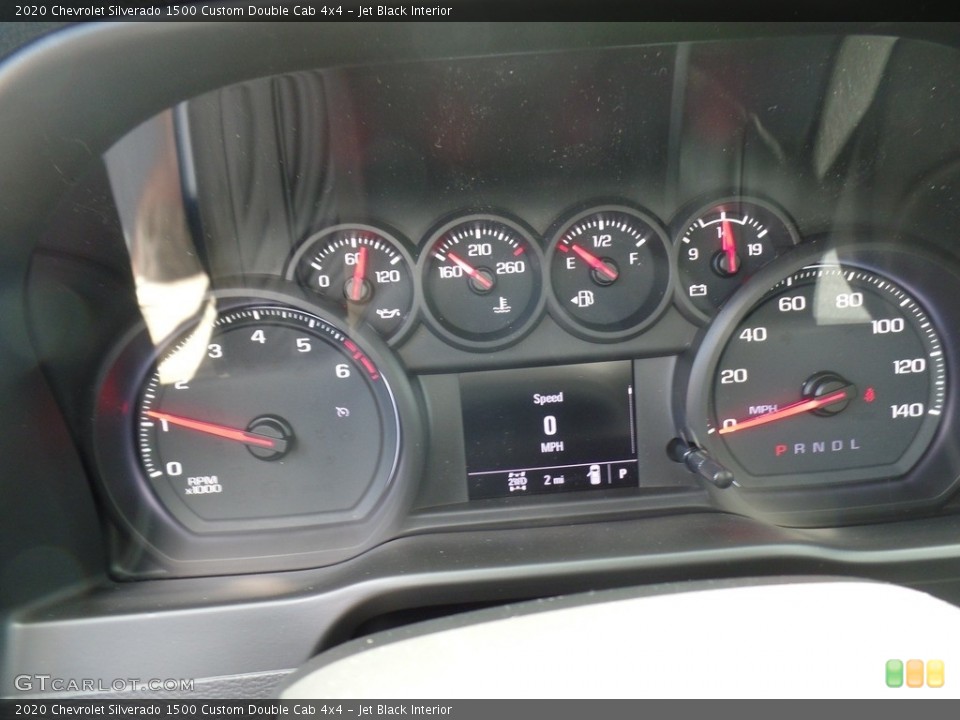 Jet Black Interior Gauges for the 2020 Chevrolet Silverado 1500 Custom Double Cab 4x4 #134842991