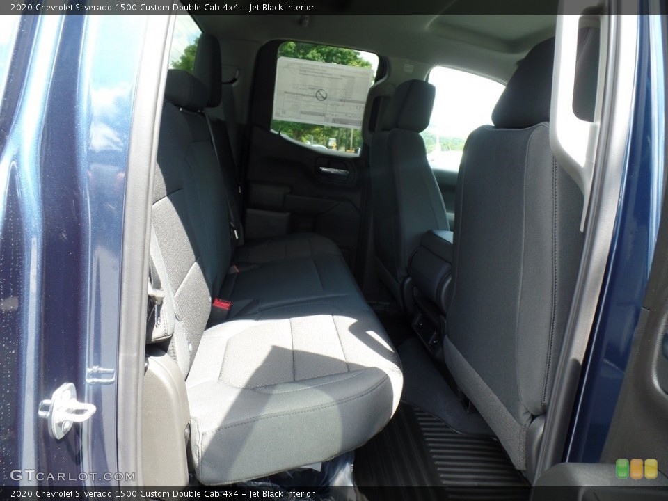 Jet Black Interior Rear Seat for the 2020 Chevrolet Silverado 1500 Custom Double Cab 4x4 #134843375