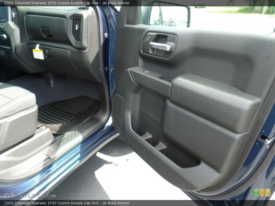 Jet Black Interior Door Panel for the 2020 Chevrolet Silverado 1500 Custom Double Cab 4x4 #134843399