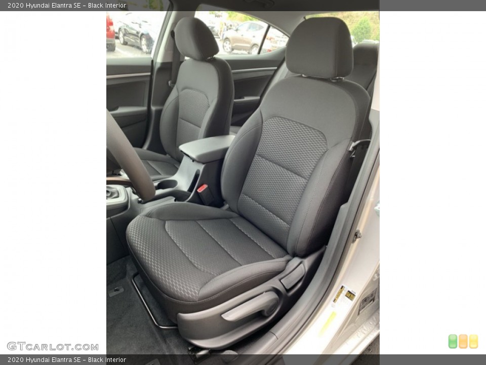 Black Interior Front Seat for the 2020 Hyundai Elantra SE #134852649