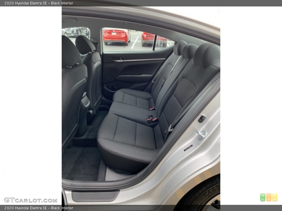 Black Interior Rear Seat for the 2020 Hyundai Elantra SE #134852742
