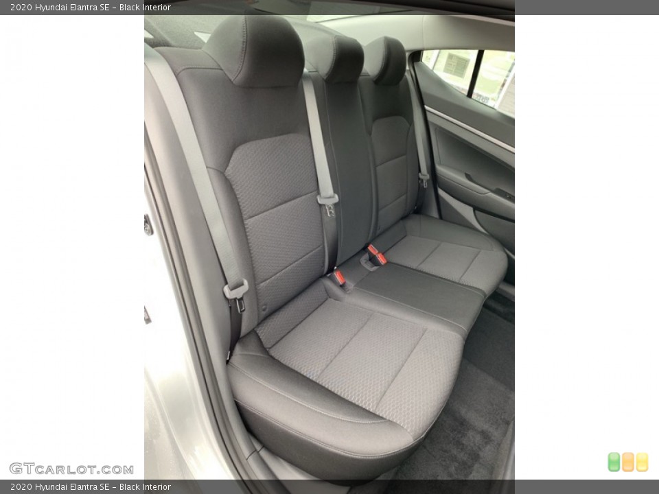 Black Interior Rear Seat for the 2020 Hyundai Elantra SE #134852808