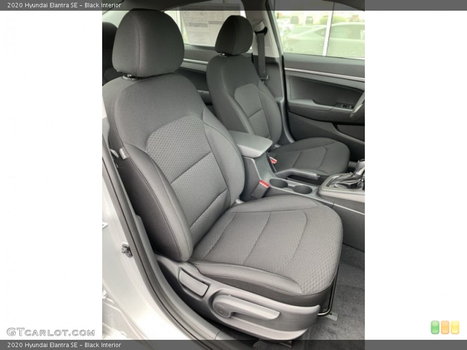 Black Interior Front Seat for the 2020 Hyundai Elantra SE #134852895