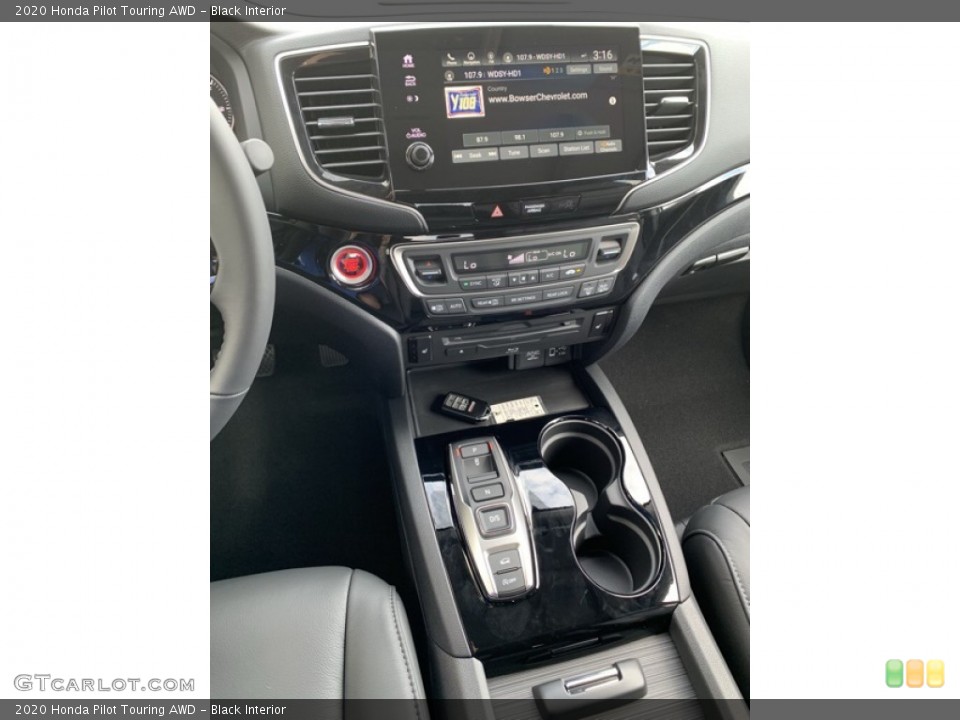 Black Interior Controls for the 2020 Honda Pilot Touring AWD #134853837