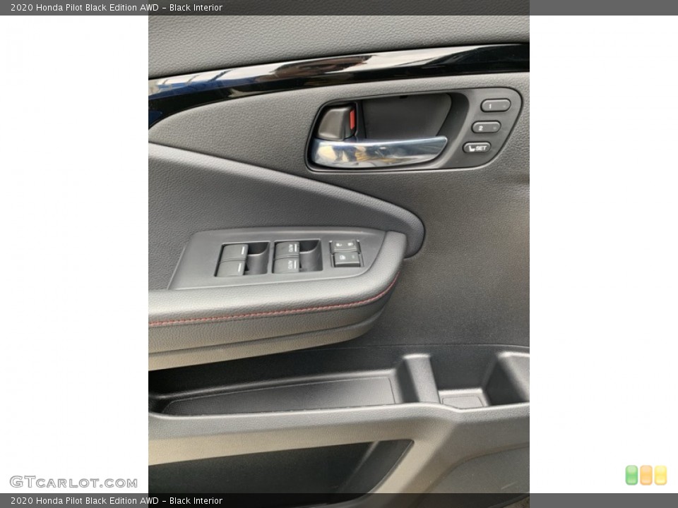 Black Interior Controls for the 2020 Honda Pilot Black Edition AWD #134855295