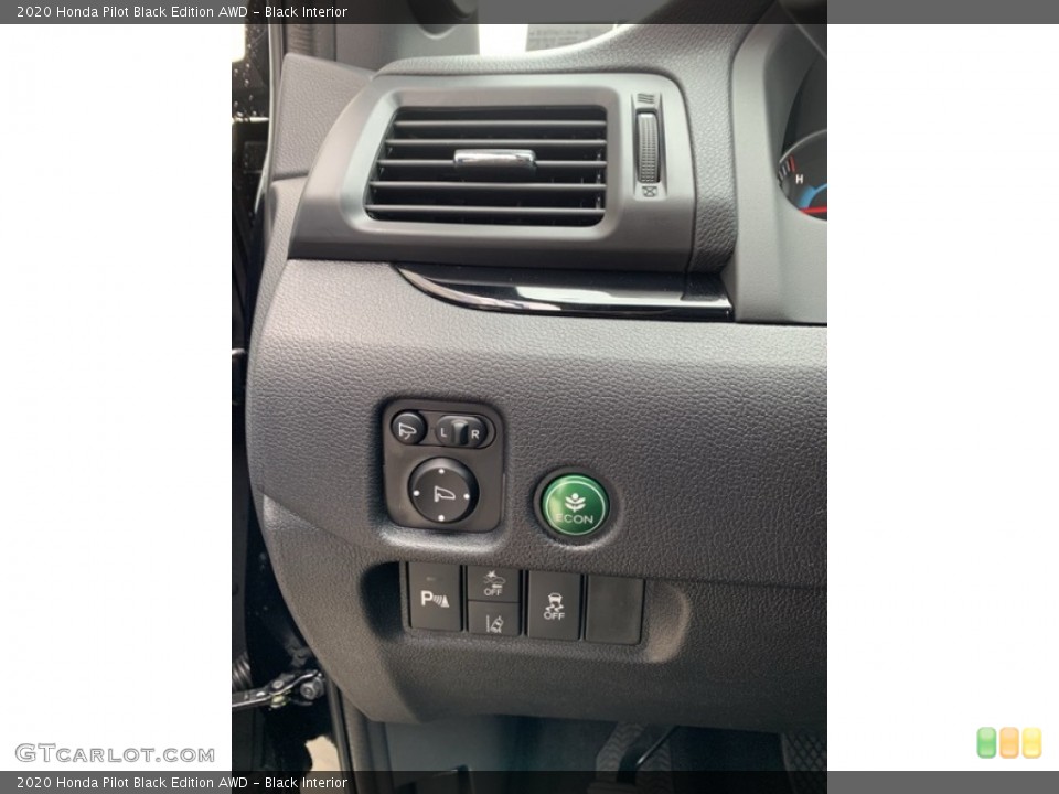 Black Interior Controls for the 2020 Honda Pilot Black Edition AWD #134855310