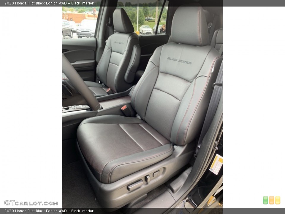 Black Interior Front Seat for the 2020 Honda Pilot Black Edition AWD #134855349