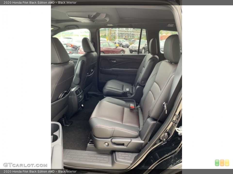 Black Interior Rear Seat for the 2020 Honda Pilot Black Edition AWD #134855487