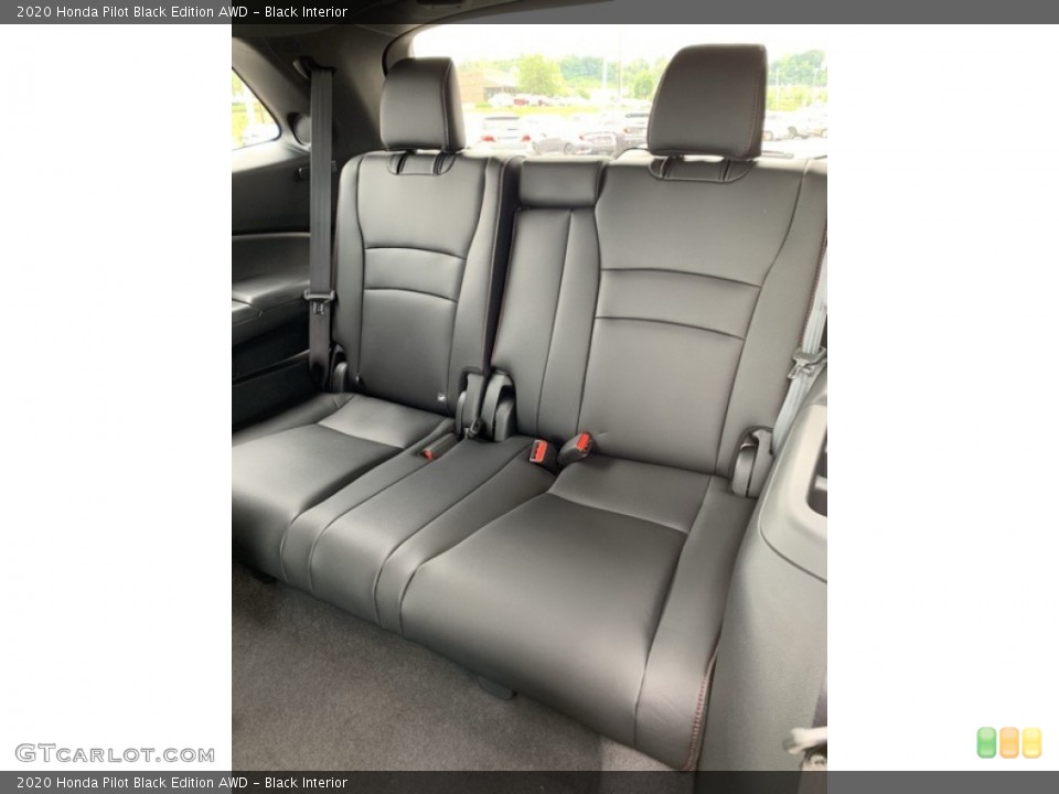 Black Interior Rear Seat for the 2020 Honda Pilot Black Edition AWD #134855520