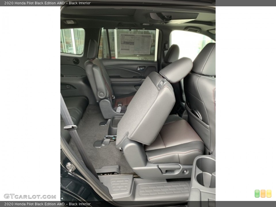 Black Interior Rear Seat for the 2020 Honda Pilot Black Edition AWD #134855706