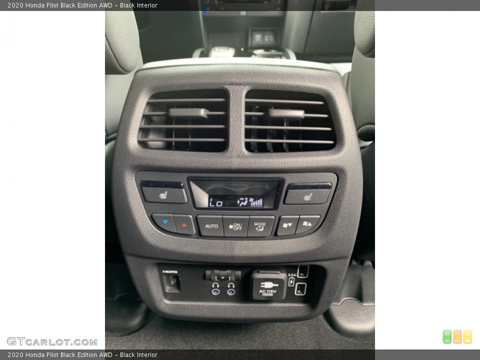 Black Interior Controls for the 2020 Honda Pilot Black Edition AWD #134855757