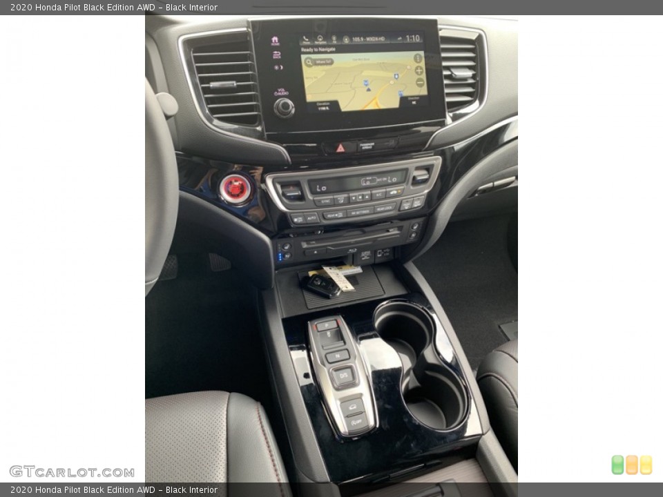 Black Interior Controls for the 2020 Honda Pilot Black Edition AWD #134855994