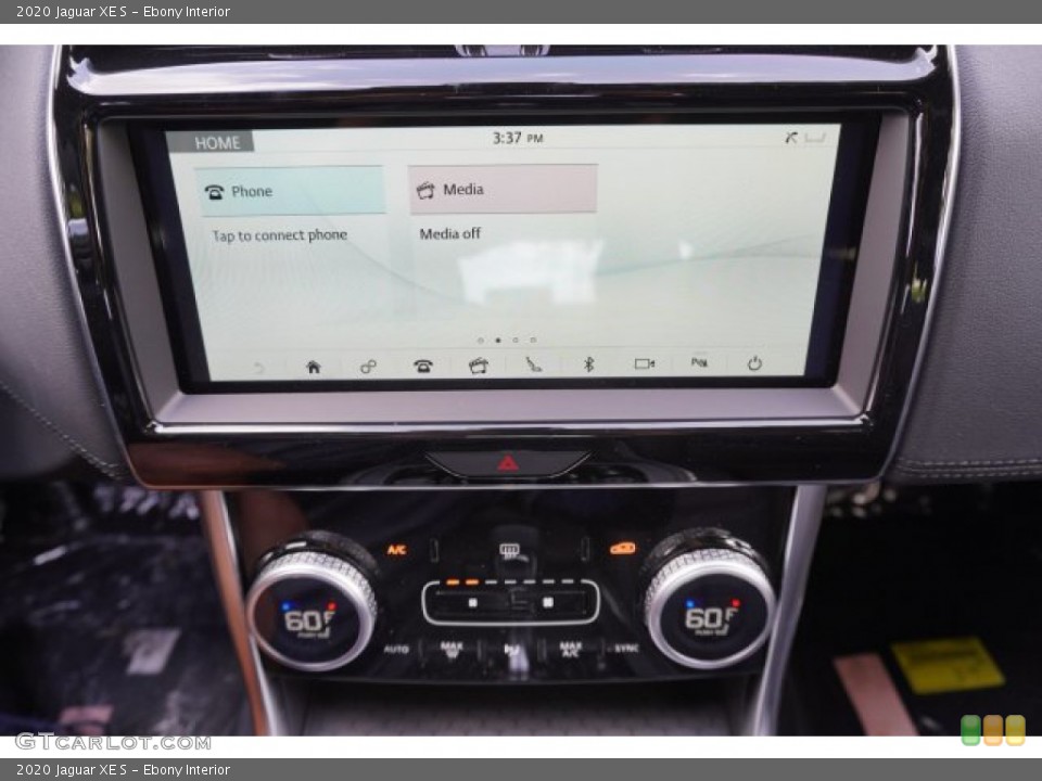 Ebony Interior Controls for the 2020 Jaguar XE S #134858937