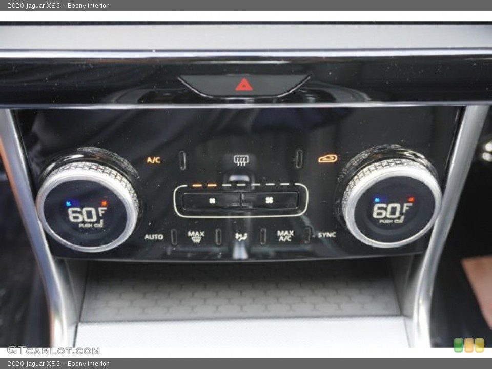 Ebony Interior Controls for the 2020 Jaguar XE S #134858973