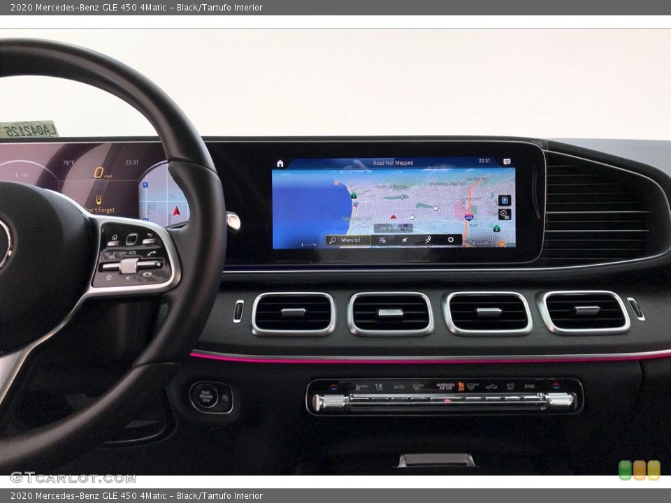 Black/Tartufo Interior Navigation for the 2020 Mercedes-Benz GLE 450 4Matic #134859106