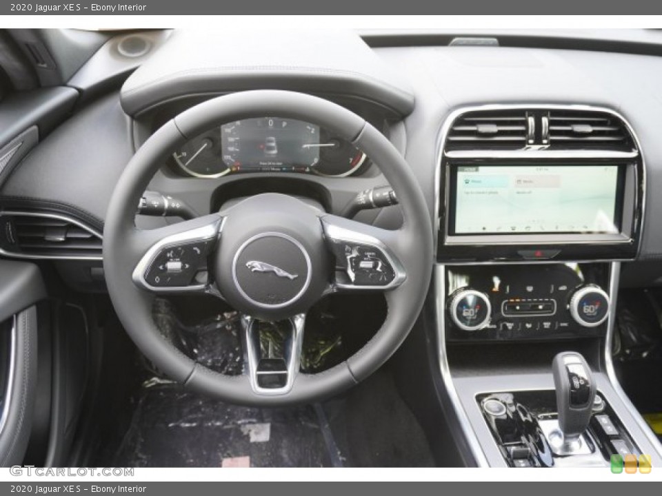 Ebony Interior Steering Wheel for the 2020 Jaguar XE S #134859300