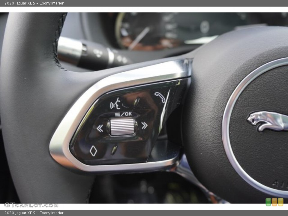 Ebony Interior Steering Wheel for the 2020 Jaguar XE S #134859319